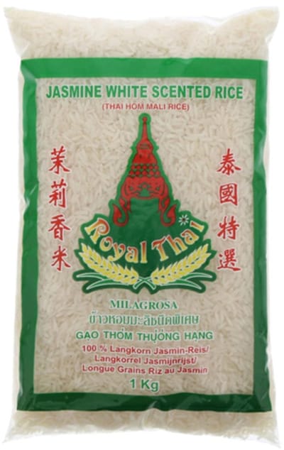 Royal Thai Jasmijnparfumrijst - Heerlijke Lange Korrel Rijst voor Authentieke Aziatische Gerechten - 1 kg