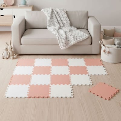 Van dag Één: 18-delige Baby Puzzel Speelmat - 30x30 EVA Schuim Kruipmat Vloermat Speeltapijt Kind