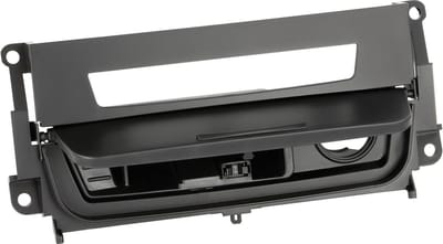 1-DIN Paneel geschikt voor BMW 3-Serie (E90/E91/E92/E93) 2005-2013 Kleur: Zwart