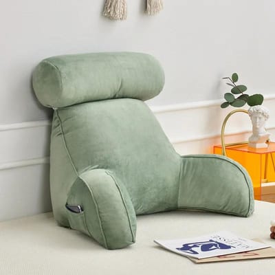 Ultrazacht Geheugenschuim Leeskussen Kantoor Bank Nachtkastje Rugkussen Bed Lendensteun Kussens Rugleuning Ruggen Rust 75x40x40cm