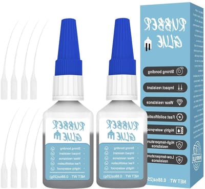 Rubberen Lijm - Extra Sterk - Reparaties Uitvoeren - Water en UV Bestendig - 50g - Zwart