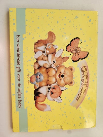 De muntset van baby's geboortejaar 1996