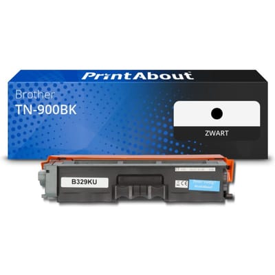 PrintAbout huismerk Toner TN-900BK Zwart Geschikt voor Brother