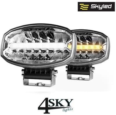 SKYLED Jumbo Draco DRL 80W Led verstraler met positielicht wit/amber 6.500 lumen