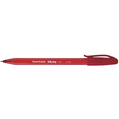 Balpen Paper Mate Inkjoy 100 medium rood