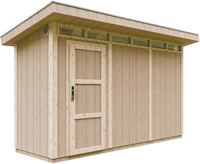 Timbela M902 - LP SmartSide Tuinhuis op houtbasis - 4 m² - 161xL412xH239 cm - met vloer