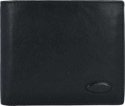 Bric's Monte Rosa Portemonnee RFID Leer 11,5 cm - Jongens - Horizontaal - nero