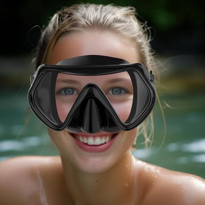 Duikbril met Neusclip voor Volwassenen en Jeugd - Snorkelen en Zwemmen