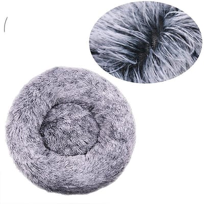 40-90cm 6 Maten Rond Huisdierbed Voor Grote Hond Super Zacht Kattenbed Pluche Hondenhuis Voor Middelgrote Hond Winter Warm Slapen (as the picture,70cm)