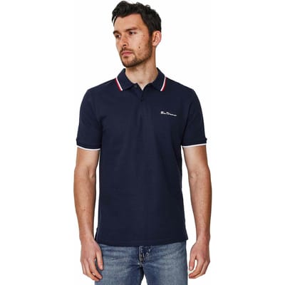 Ben Sherman heren poloshirt met stippen