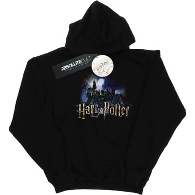 Harry Potter Jongens Zweinstein Kasteel Hoodie (Zwart)