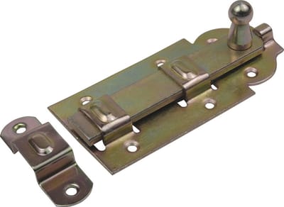 WAELBERS rolschuif vlak | geel verzinkt | 140 x 60 mm