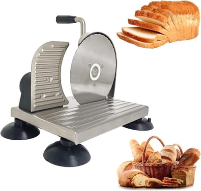 Broodsnijmachine Handmatig - Brood Snijder - Gelijkmatig Snijden - Instelbare Dikte - 36 cm Lengte - Zilver