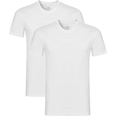 O'Neill Heren Ondershirt Katoen T-shirt Ronde Hals 2-Pack Wit - Maat XXL