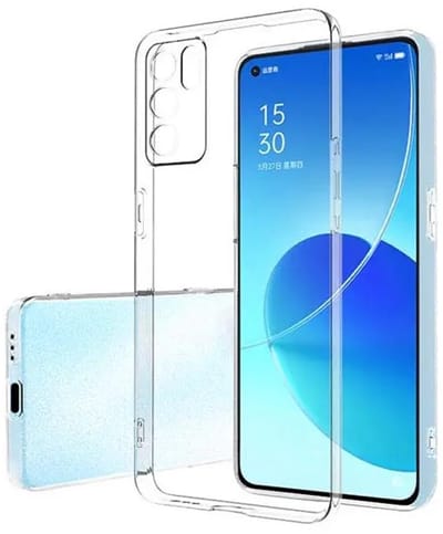 Flexibele achterkant Silicone hoesje Transparant Geschikt voor: Oppo Reno 6 4G