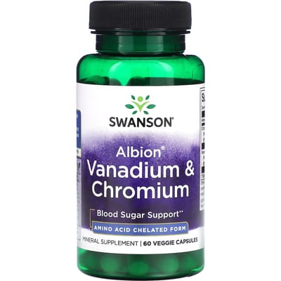 Albion Vanadium & Chroom, 60 Veggie Capsules