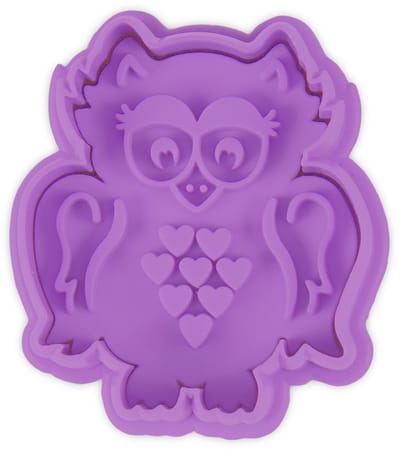 Städter Uil 5,5 cm Paars / Paars