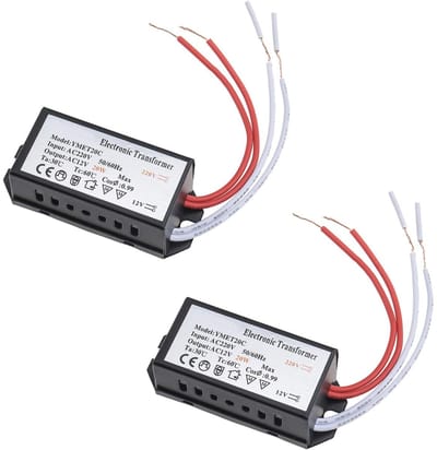 Dailygoody - Spanningsomvormer - 220V naar 12V - Voor halogeenlampen - Elektronische voeding - LED omvormer - Verbeterde stroomvoorziening - Geschikt