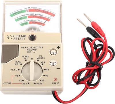Draagbare batterijtester voor quartz horloges, button cellen en coilmessingen - Essentieel gereedschap voor horlogemakers en horlogeherstel