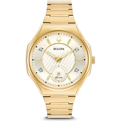 BULOVA 97P136 - Horloge - RVS - Goudkleurig - 40 mm