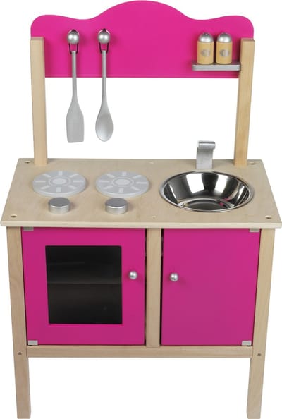 Houten Keuken - Roze