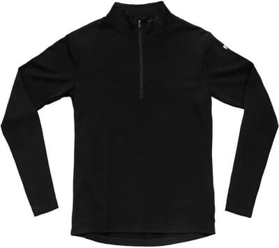 Devold Of Norway Breeze Plus Merino 200 Half Rits Lange Mouw T-shirt Zwart M Vrouw