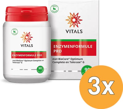 3x Vitals Enzymenformule Pro (90 capsules)