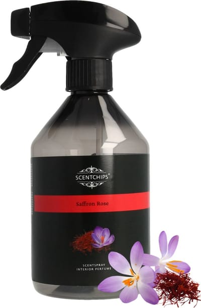 Scentchips Saffron Rose Interieurspray - Roomspray – Huisparfum – Huisspray – Geurspray – 500ML