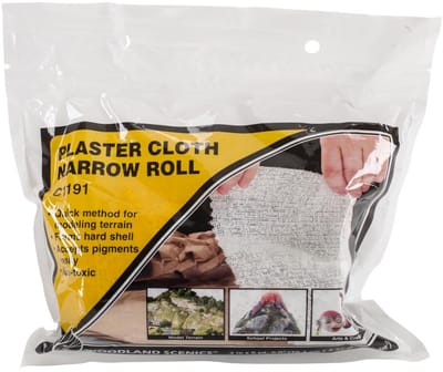 Woodland Scenics - Plaster Cloth narrow roll, Gipsdoek smal - C1191
