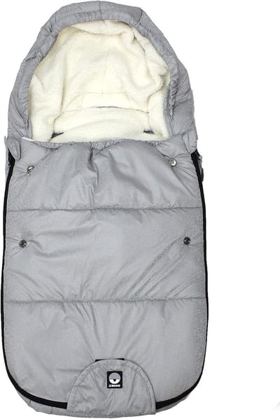 Baby Voetenzak - Universele Muts - Warm en Droog - Waterdicht Winddicht - 70x40 cm - Zilver Hemel