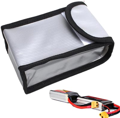 Batterij Veiligheidstas - Opslag Guard Protector - Batterijen Veilig Opslaan - Elektromagnetische Afscherming - 140x90x55MM - Meerkleurig