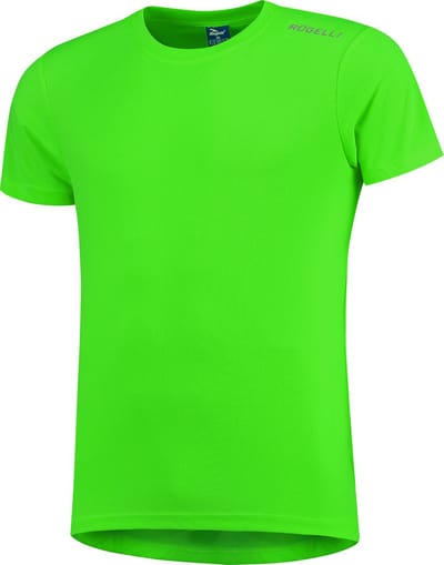Rogelli Promo Heren Hardloopshirt - Korte mouw - Groen