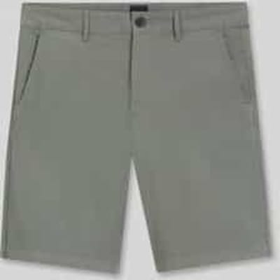 slim fit chino-short van katoenmix