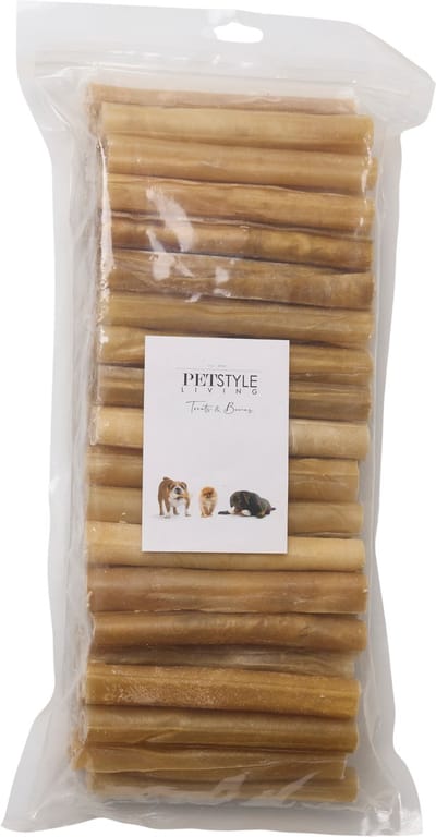 Petstyle Living Kauwstaven Geperst Naturel - Hondensnacks - 13cm - 50 Stuks - Kauwstaaf Hond