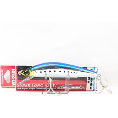 Yo Zuri Mag Minnow 105 Leurre Flottant R1532-HIW (3643) gray