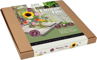 Buzzy® Duurzame bloemtegel Bijen 30x30cm