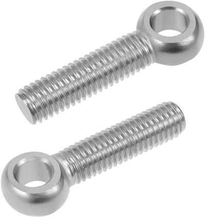 sourcing map 8 stuks M10 x 120 mm 304 roestvrij staal machine schouder linkeroog bouten Rigg M10x40mm-2pcs