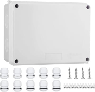 Waterdichte Aansluitdoos IP65 - Elektrische Doos voor Buiten, Weerbestendig en Duurzaam, 150x110x70mm