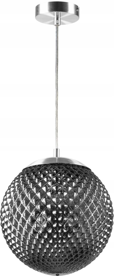 MUNO stil zwart glas E27M Ø25cm GTV