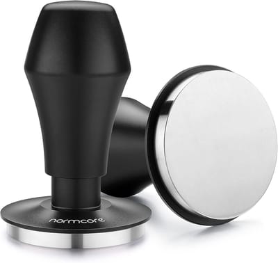 Koffie Tamper - Espresso Drukker - Perfect Koffie Zetten - Verstelbare Veerdruk - 58.5 mm - Zwart