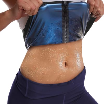 Waist Trainer Voor Vrouwen Sauna Zweetband Taille Trimmer Shaper Blauw Afslankend Workout M blauw