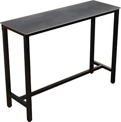 Bartafel Milano Tavien - 120cn - Voor binnen - Keuken en woonkamer - Marmer look - 4 to 6 personen - Donkergrijs