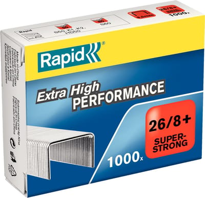 Rapid Nieten 26/8+ mm Super Strong 1.000 st., Box