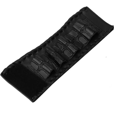 PU Leer Schaar Tas Polsband Schaar Etui Opbergtas Kapper Haarknip Schaar EtuiZwart
