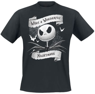 The Nightmare Before Christmas - Disney T-shirt - 2025-06-27 - S tot L - voor Mannen - zwart