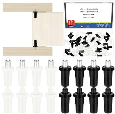 60 Stuks 8x25mm Reparatiepennen voor Keukenkastdeuren, Vervangende Dempers en Deursluiters, Ideaal voor Meubelonderhoud en Renovatie