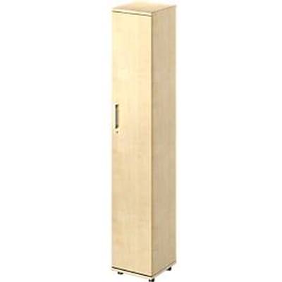 Schäfer Shop  Genius Vleugeldeurkast TETRIS WOOD, 6 ordnerhoogten, B 400 x D 421 x H 2270 mm, hoogte incl. glijders, deur rechts, esdoornpatroon