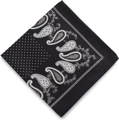 We Love Ties - Pochets - Pochet Paisley Dot - zwart / grijs / wit