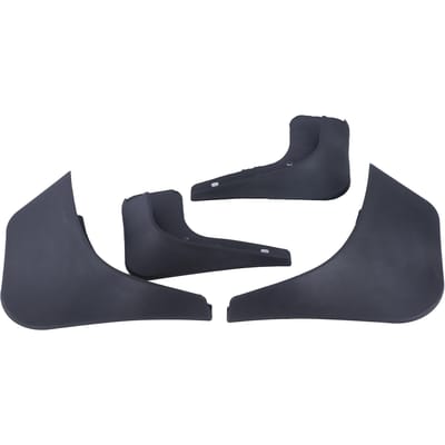 4 STUKS Auto Spatbord 2-Deurs Spatbord Vervanging voor Benz Smart Fortwo W453 2015-2018 black