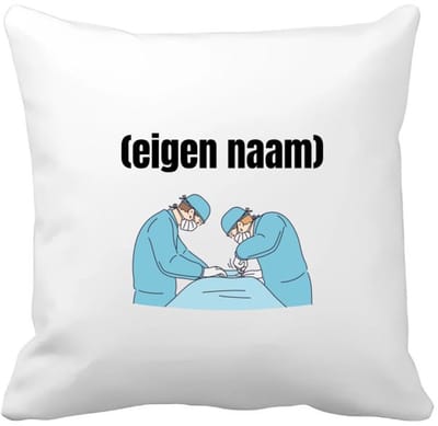 Akyol - chirurgen met eigen naam Kussen hoes - Chirurg - patiënten/doktoren - collega's - verjaardag - afscheidscadeau - geschenk - kado - 40 bij 40 cm